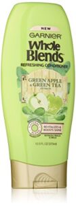 garnier whole blends conditioner with green apple & green tea extracts, 12.5 fl. oz.