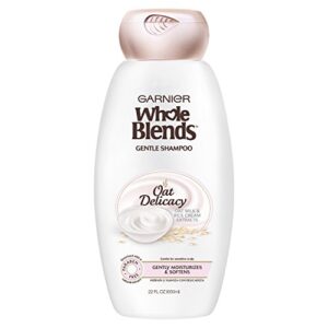 garnier whole blends gentle shampoo oat delicacy, for sensitive scalp, 22 fl. oz.