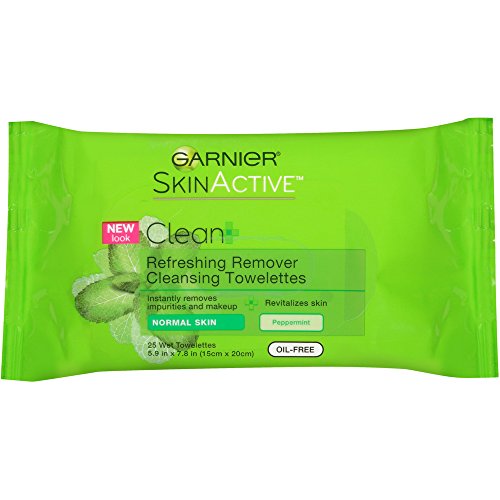 Garnier SkinActive Clean + Refreshing Remover Cleansing Towelettes 25 ea