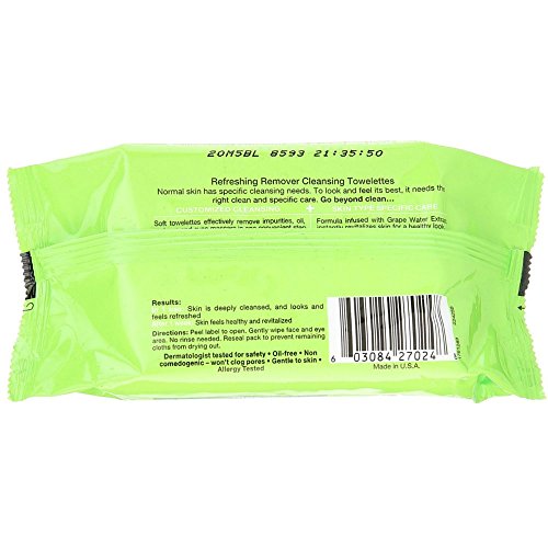 Garnier SkinActive Clean + Refreshing Remover Cleansing Towelettes 25 ea