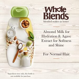 Garnier Whole Blends Nurturing Almond Milk and Agave Extract Weightless Moisture Shampoo for Normal to Dry Hair, Paraben Free, 12.5 fl. oz.