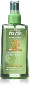 garnier fructis sleek & shine zero smoothing light spray light green, 5 fl oz