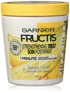 garnier hair care fructis strengthening treat 1 minute hair mask with banana extract, 13.5 fluid ounce