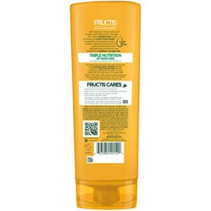 Garnier Fructis Triple Nutrition Conditioner, Dry to Very Dry Hair, 12 fl. oz.