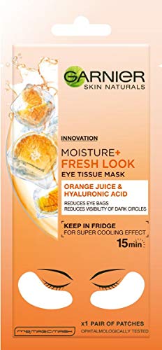 Garnier Skin Naturals Moisture Bomb Eye tissue mask with orange juice and hyaluronic acid 6g