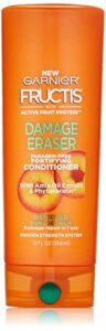 garnier fructis damage eraser conditioner, distressed, damaged hair, 12 fl. oz.