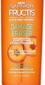 Garnier Fructis Damage Eraser Conditioner, Distressed, Damaged Hair, 12 fl. oz.