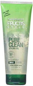 garnier fructis style pure clean styling gel 6.80 oz ( pack of 6)