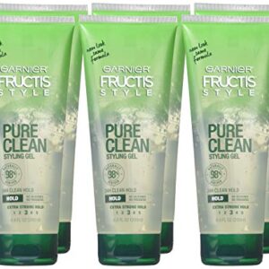 Garnier Fructis Style Pure Clean Styling Gel 6.80 oz ( Pack of 6)