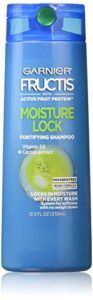 garnier hair care fructis moisture lock shampoo, 12.5 fluid ounce