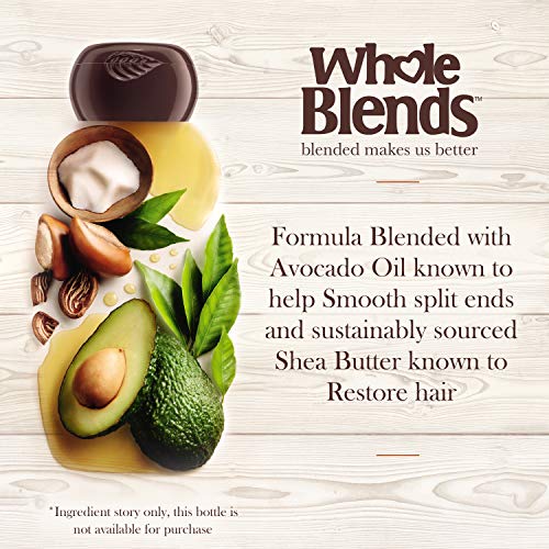 Garnier Whole Blends Hair Mask with Avocado Oil & Shea Butter Extracts, Dry Hair, 10.1 fl. oz.