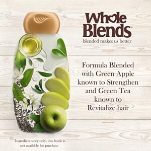 Garnier Whole Blends Shampoo with Green Apple & Green Tea Extracts, Normal Hair, 12.5 fl. oz.