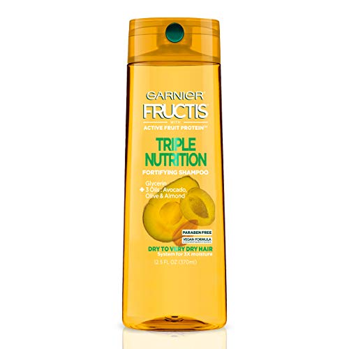 Garnier Fructis Triple Nutrition Shampoo, Dry to Very Dry Hair, 12.5 fl. oz.