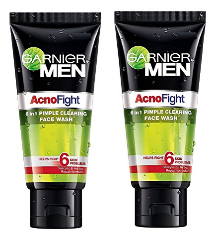 Garnier Men's Acno Fight Face Wash - 100ml (Pack Of 2)