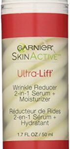 Garnier SkinActive Ultra-Lift Anti-Aging Moisturizer & Serum, 1.7 Ounce, White, 2 Count