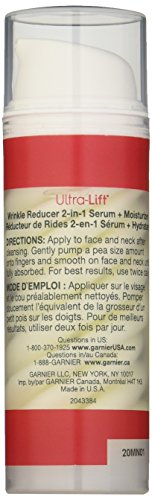 Garnier SkinActive Ultra-Lift Anti-Aging Moisturizer & Serum, 1.7 Ounce, White, 2 Count