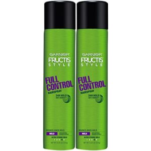 garnier fructis style full control hairspray, all hair types, 8.25 oz. (packaging may vary), 2 count