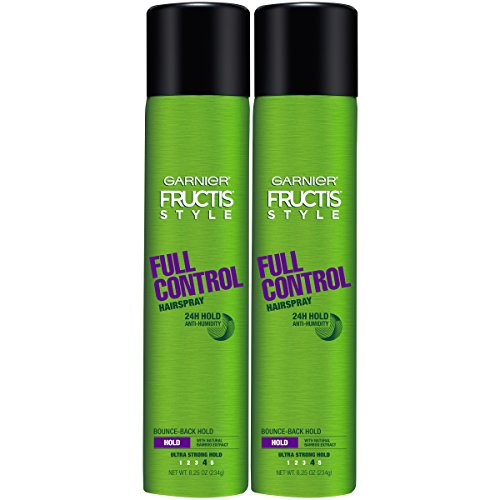 Garnier Fructis Style Full Control Hairspray, All Hair Types, 8.25 oz. (Packaging May Vary), 2 Count