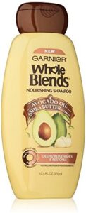 garnier whole blends nourishing shampoo, avocado oil & shea butter extracts 12.50 oz ( pack of 2)