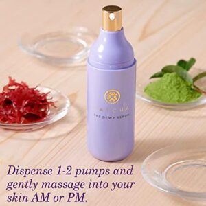 TATCHA The Dewy Serum | Plumping & Smoothing Treatment, 3-in-1 Serum Gently Smooths, Plumps & Locks in Moisture | 1 oz