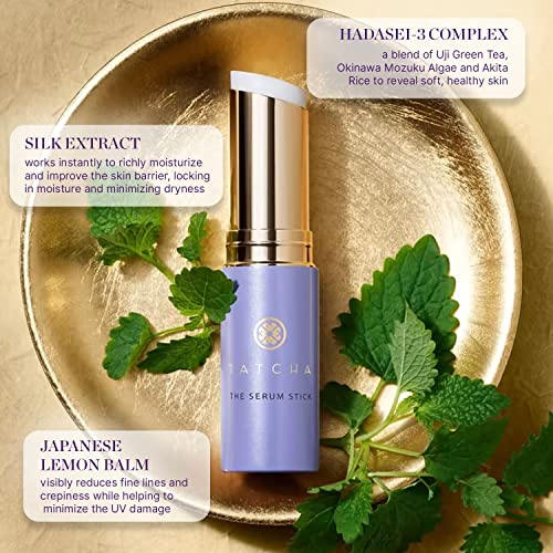 Tatcha The Serum Stick: Smooth Dry Fine Lines Instantly & Over Time, 8 G | 0.28 oz