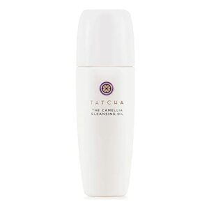 tatcha pure one step camellia cleansing oil: 2 in 1 makeup remover to gently cleanse and dissolve waterproof makeup leaving silky skin – 150 ml / 5.1 oz