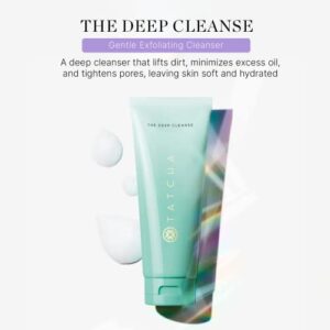 TATCHA The Deep Cleanse | Deep, Gentle Exfoliating Cleanser, Lifts Dirt, Minimizes Excess Oil & Unclogs & Tightens Pores | 5 oz