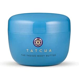 tatcha the indigo body butter: soothing silk body cream for skin dryness & eczema, 6.8 oz