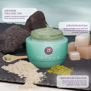 TATCHA The Clarifying Clay Mask | Exfoliating Pore Treatment Creates a Warming Sensation To Open & Purify Pores | 1.7 oz