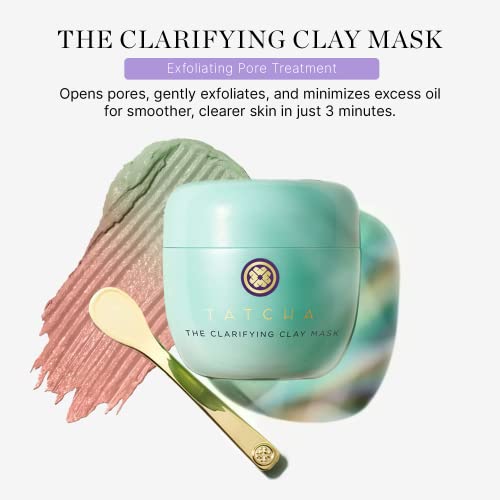 TATCHA The Clarifying Clay Mask | Exfoliating Pore Treatment Creates a Warming Sensation To Open & Purify Pores | 1.7 oz