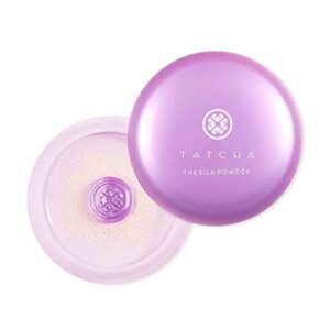 tatcha the silk powder | protective setting powder | helps makeup last longer, blurs pores & provides a translucent, soft-radiant finish | 0.7 oz