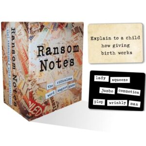 ransom notes – the ridiculous word magnet party game