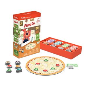 osmo – pizza co. – communication skills & math – educational learning games – stem toy – gifts for kids, boy & girl – age 5 to 12 – for ipad or fire tablet ( base required)