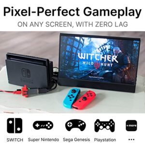 Marseille mClassic Plug-and-Play Video Game Console 1440p/4K Upscaler - Upgrade Your Graphics Card in Real Time with No Lag for Nintendo Switch, PlayStation, Xbox, Wii, GameCube, Dreamcast and more!