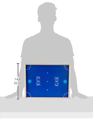 KLASK: The Magnetic Award-Winning Party Game of Skill - for Kids and Adults of All Ages That’s Half Foosball, Half Air Hockey