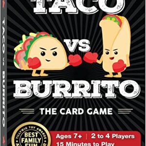 Taco vs Burrito - The Strategic Family Friendly Card Game Created by a 7 Year Old - Perfect for Boys, Girls, Kids, Families & Adults [Amazon Exclusive]