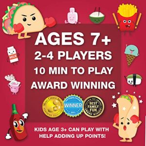 Taco vs Burrito - The Strategic Family Friendly Card Game Created by a 7 Year Old - Perfect for Boys, Girls, Kids, Families & Adults [Amazon Exclusive]