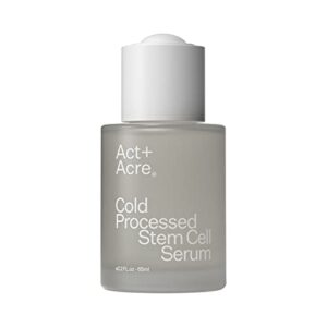 act+acre cold processed apple stem cell serum – promotes growth and lessens hair loss – soothes and hydrates the scalp – sulphate and paraben free – aloe vera for improved scalp health.