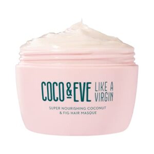 coco & eve like a virgin hair masque – coconut & fig hair mask for dry damaged hair with shea butter & argan oil for hair repair & hydration | deep conditioning mask hair treatment
