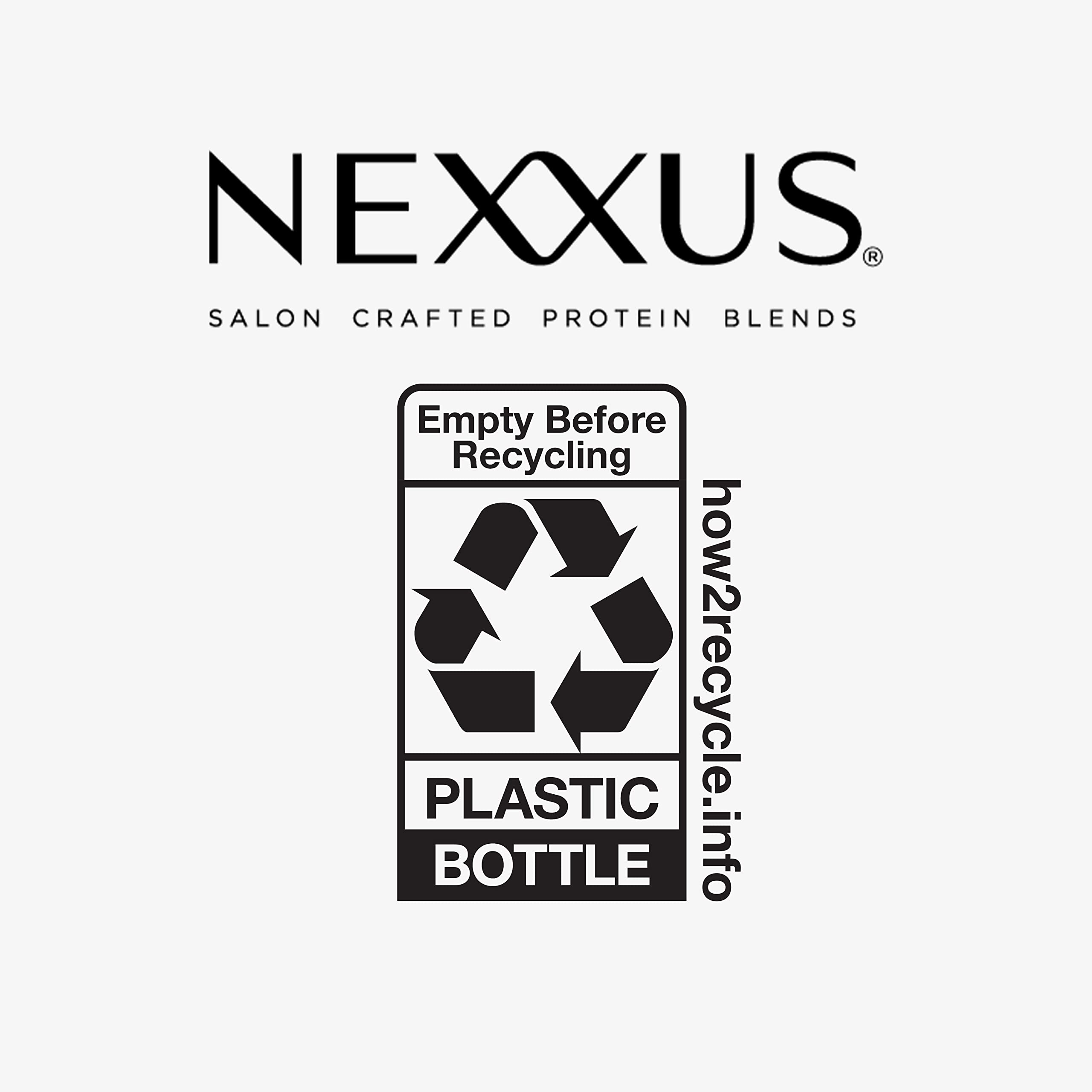 Nexxus Shampoo and Conditioner for Dry Hair Therappe Humectress Silicone-Free, Moisturizing Caviar Complex and Elastin Protein 33.8 oz 2 Count