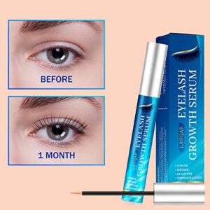 Premium Eyelash Growth Serum and Eyebrow Enhancer by LASHJAR, Lash Boost Serum for Longer, Fuller Thicker Lashes & Brows