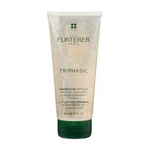 rene furterer triphasic strengthening shampoo, thinning hair, scalp microcirculation, men & women, 6.7 oz.