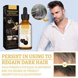 Darka Anti-greying Hair Serum, Darka Pro Anti-greying Hair Serum, Darka Anti Gray Hair Serum, Ganoderma Nutrient Natural Darkening, Regrow Thicker, Fuller, Healthier Hair (5PCS)