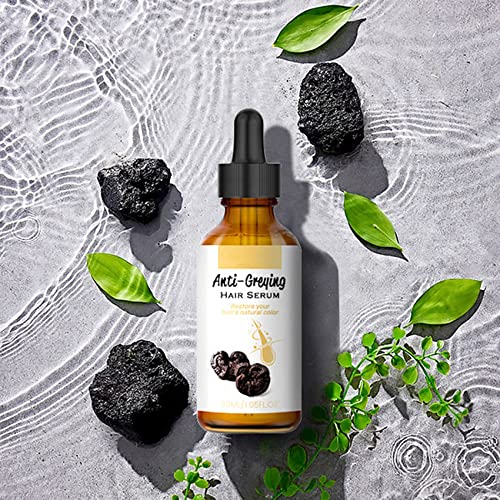 DARKA Anti-Greying Hair Serum, DARKA Pro Anti-Greying Hair Serum, Natural Hair Darkening Serum for Progressively Recover Natural Hair Color & Density for a Younger and More Confident Look (4 Pcs)