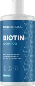 biotin hair shampoo for thinning hair – volumizing biotin shampoo for men and womens dry damaged hair – sulfate free shampoo with biotin and moisturizing essential oils over 95% natural derived