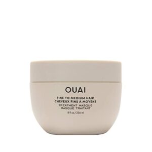 ouai treatment masque. repair and restore hair with the deeply moisturizing hair masque. leave hair feeling soft, smooth and strong. free from parabens and phthalates, 8 fl oz