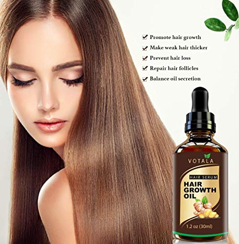 Hair Growth Serum, VOTALA Hair Growth Treatment, Anti Hair Loss, Promotes Thicker, Stronger Hair, And Hair Regrowth for Men Women