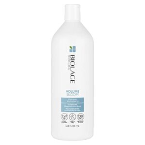 biolage volume bloom  | volumizing shampoo | lightweight volume & shine | for fine hair | paraben & silicone-free | vegan​ | 33.8 fl. oz.