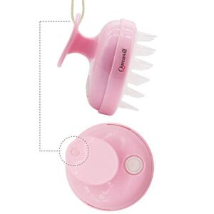 Electric Scalp Massager, Scalp Scrubber, Cordless Hair Scalp Massager Portable Head Scratching Massager with 2 Modes Vibration Comb for Hair Growth, Deep Cleansing and Stress Relaxation