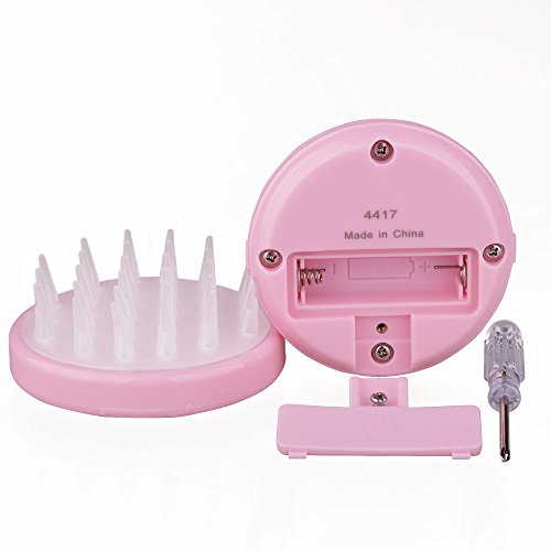 Electric Scalp Massager, Scalp Scrubber, Cordless Hair Scalp Massager Portable Head Scratching Massager with 2 Modes Vibration Comb for Hair Growth, Deep Cleansing and Stress Relaxation